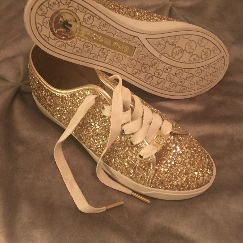 Michael Kors ladies glitter trainers - Picture 2 of 4